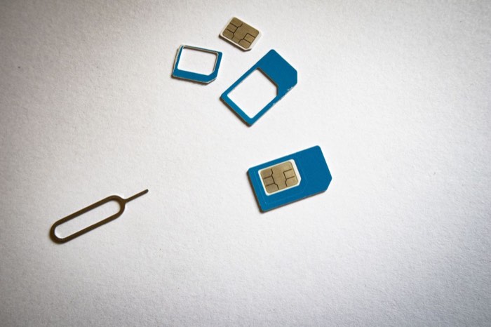 A SIM card and ejector tool